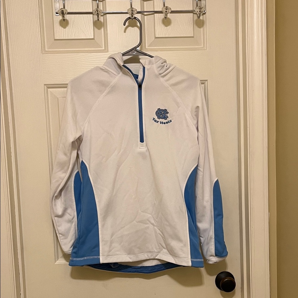 Campus Heritage Blue and White Zip-Up